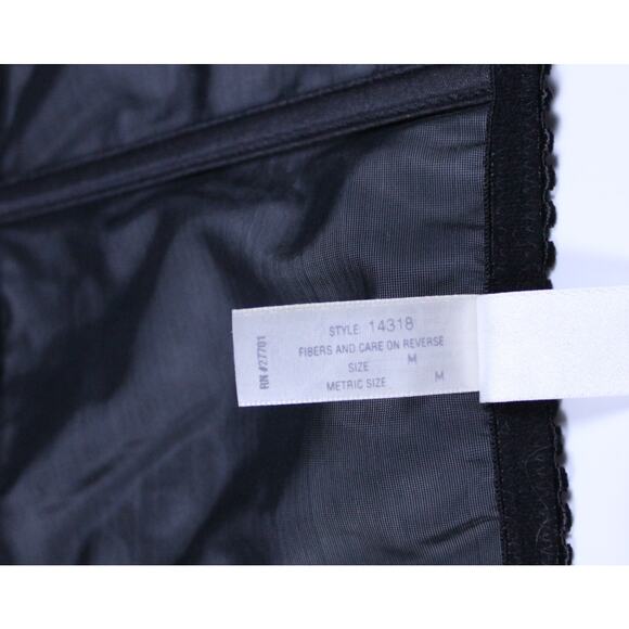 Vintage Oscar de la Renta corset bustier black embroidered sz M - Picture 5 of 6